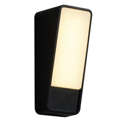 Modern Minimalist Tilted Rectangle Aluminum LED Wall Sconce Lamp For Garden