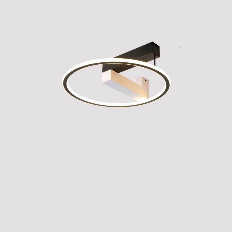 Modern Simplicity Square Rectangle Round Nano Silicone Aluminum LED Flush Mount Ceiling Light For Living Room