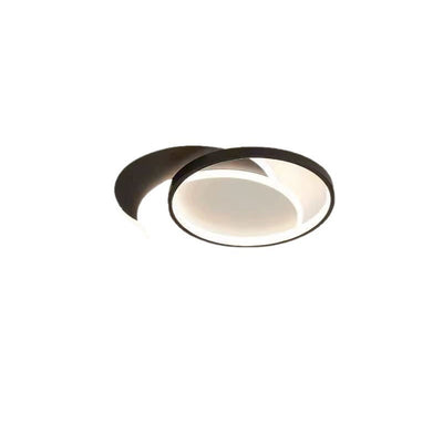 Modern Minimalist Square Rectangle Round Acrylic Iron LED Flush Mount Ceiling Light For Living Room