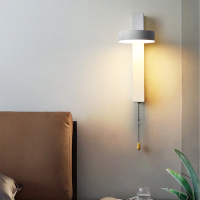 Modern Simplicity Round Cylinder Square Acrylic Iron LED Wall Sconce Lamp For Living Room