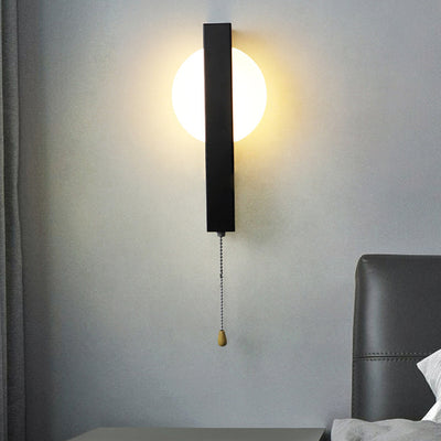 Modern Simplicity Round Cylinder Square Acrylic Iron LED Wall Sconce Lamp For Living Room