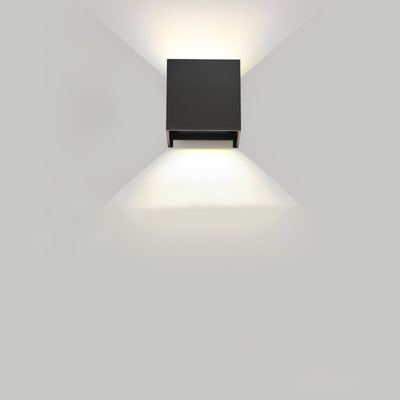 Modern Minimalist Rectangle Square Aluminum LED Wall Sconce Lamp For Living Room