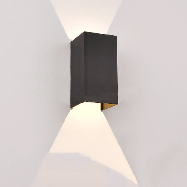 Modern Simplicity Rectangle Aluminum LED Wall Sconce Lamp For Living Room