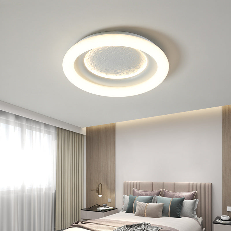 Modern Simplicity Kids Astronaut Planet Round PE Iron LED Flush Mount Ceiling Light For Bedroom