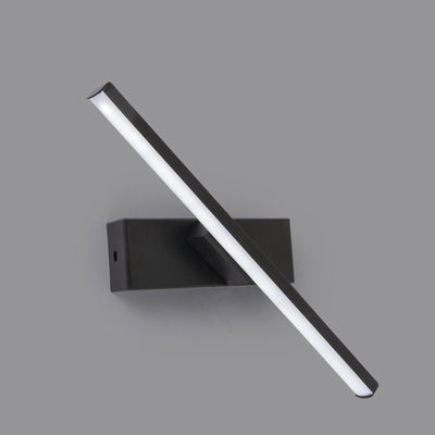 Modern Minimalist Long Rectangle Silicon Iron LED Wall Sconce Lamp For Bedroom