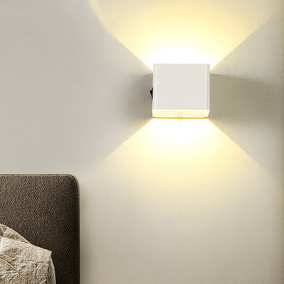 Modern Minimalist Square Acrylic LED Wall Sconce Lamp For Living Room