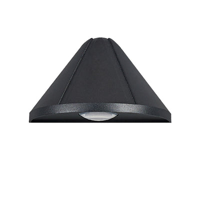 Modern Minimalist Triangle Waterproof Lens Aluminum LED Wall Sconce Lamp For Outdoor Patio