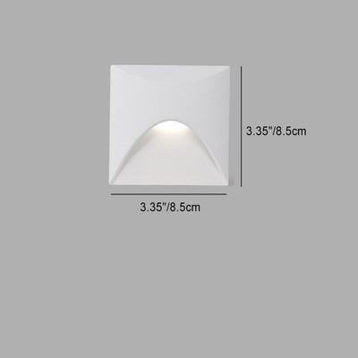 Modern Simplicity Round Square Waterproof Aluminum LED Wall Sconce Lamp For Outdoor Patio