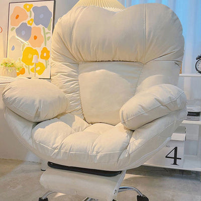 Chaise d'accent en acier avec dossier en tissu technique courbé demi-enveloppant trapézoïdal minimaliste moderne pour salon 