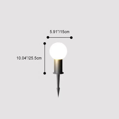 Modern Simplicity Waterproof Cylinder Ball Aluminium PC LED Landscape Lighting Outdoor Light For Garden