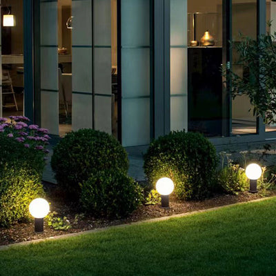 Modern Simplicity Waterproof Cylinder Ball Aluminium PC LED Landscape Lighting Outdoor Light For Garden