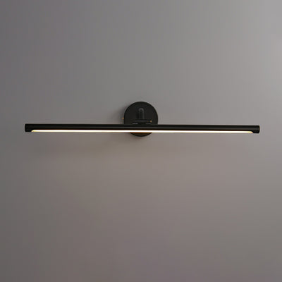 Modern Minimalist Copper Acrylic Strip LED Wall Sconce Lamp Vanity Light For Bathroom