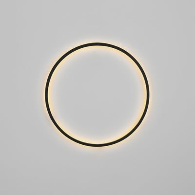 Modern Minimalist Round Aluminum Silica USB Plug LED Wall Sconce Lamp For Bedside