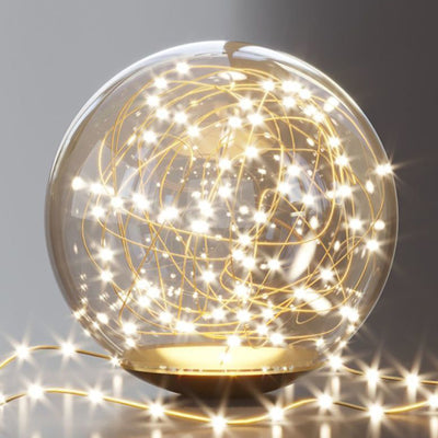 Modern Luxury Metal Acrylic Glass Ball Full Star Round Wave LED Chandeliers For Living Room