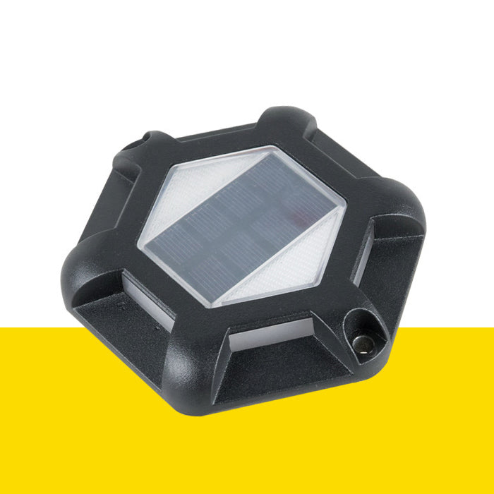 Modern Simplicity Solar Waterproof Aluminum Alloy PC Hexagon LED Buried Landscape Lighting Outdoor Light For Garden