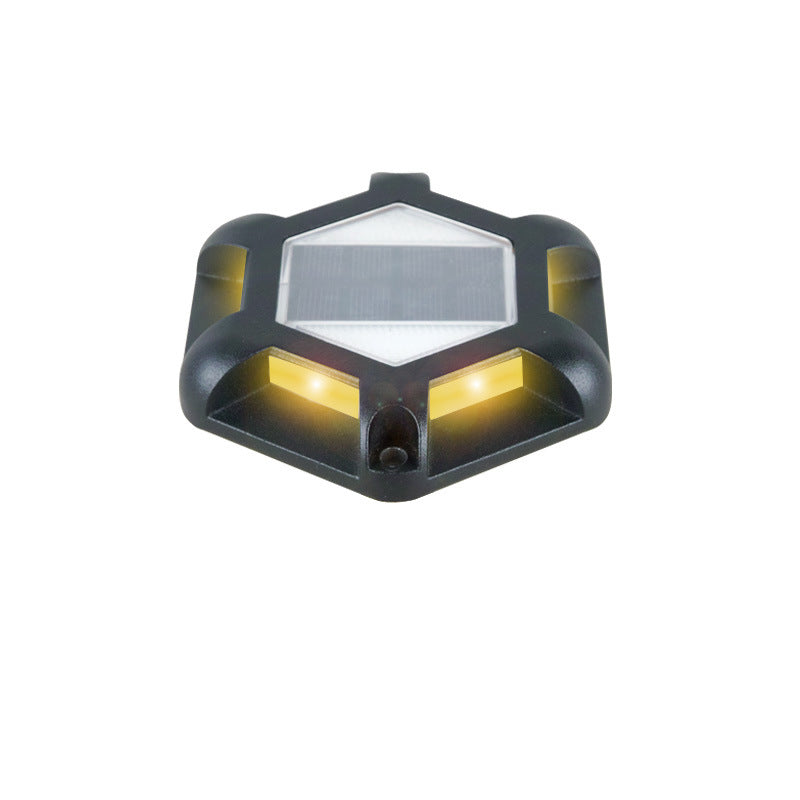 Modern Simplicity Solar Waterproof Aluminum Alloy PC Hexagon LED Buried Landscape Lighting Outdoor Light For Garden