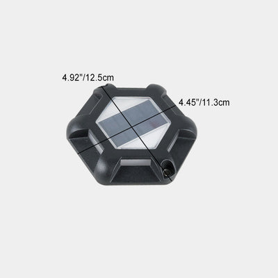 Modern Simplicity Solar Waterproof Aluminum Alloy PC Hexagon LED Buried Landscape Lighting Outdoor Light For Garden