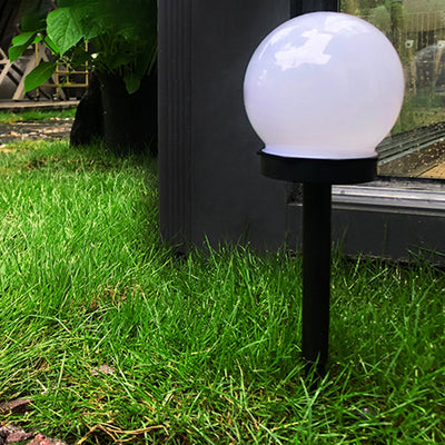 Modern Minimalist Solar Waterproof ABS Ball LED Landscape Lighting Outdoor Light For Garden