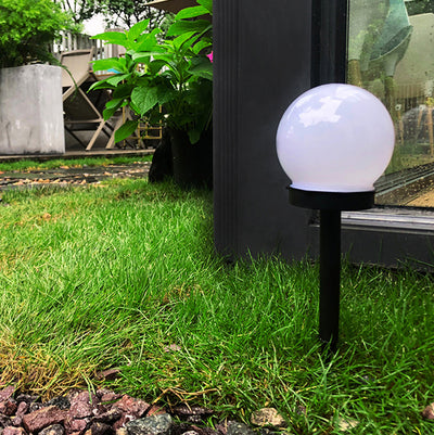 Modern Minimalist Solar Waterproof ABS Ball LED Landscape Lighting Outdoor Light For Garden