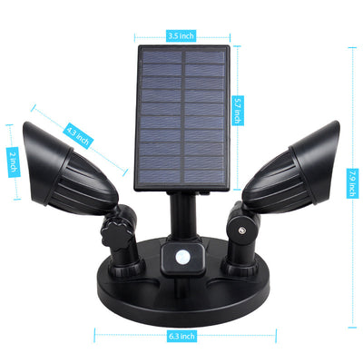 Moderne Einfachheit Solar Wasserdichte ABS PC Überwachung Kamera Drehbare Motion Sensor LED Wand Leuchte Lampe Für Outdoor Terrasse 