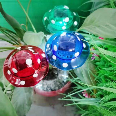 Modern Art Deco Solar Waterproof Plastic Mushroom LED Landscape Lighting Outdoor Light For Garden