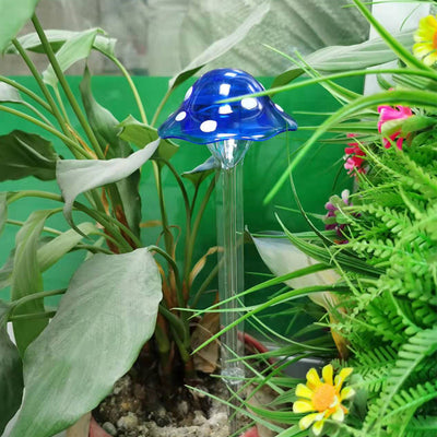 Modern Art Deco Solar Waterproof Plastic Mushroom LED Landscape Lighting Outdoor Light For Garden