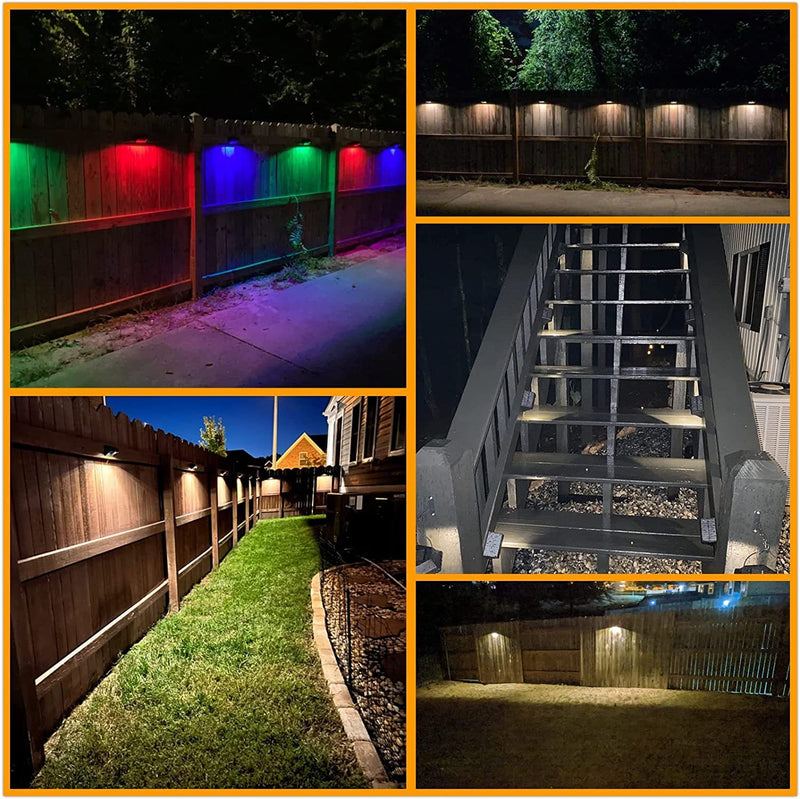 Moderne Einfachheit Solar Wasserdichte ABS PS Rechteckige LED Wand Leuchte Lampe Für Outdoor Terrasse 