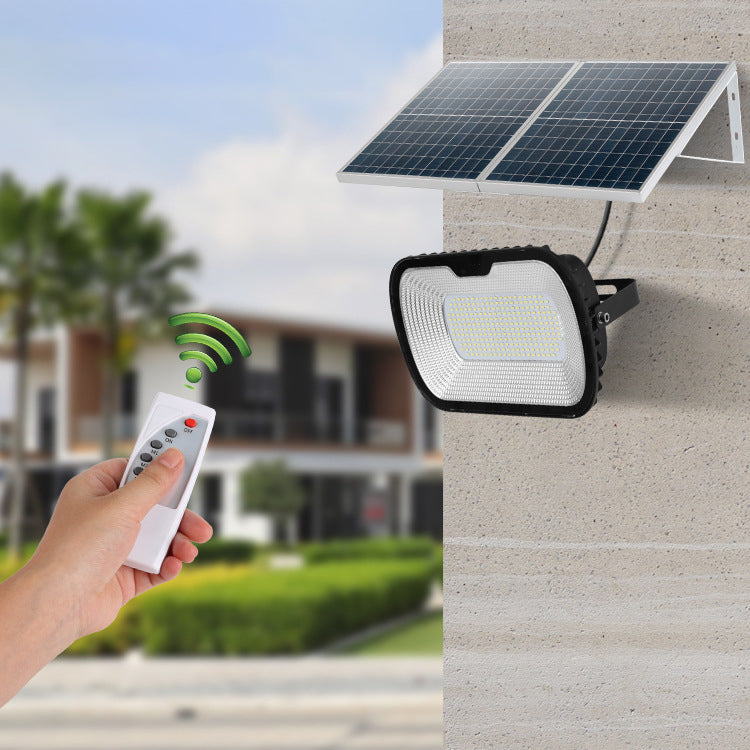 Moderne minimalistische Solar wasserdichte Aluminiumlegierung Glas rechteckige LED Wandleuchte Lampe für Terrasse im Freien 