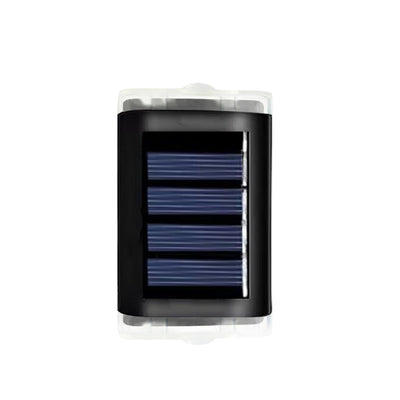 Moderne Einfachheit Solar Wasserdichte ABS PVC Rechteckige LED Wand Leuchte Lampe Für Outdoor Terrasse 