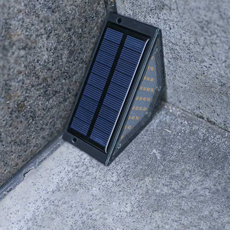 Moderne Einfachheit Solar Wasserdichte ABS PS Dreieck LED Landschaft Beleuchtung Außen Licht Für Außen Terrasse 