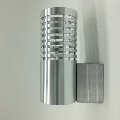 Contemporary Industrial Aluminum Cylinder Hollowed LED Wall Sconce Lamp For Hallway