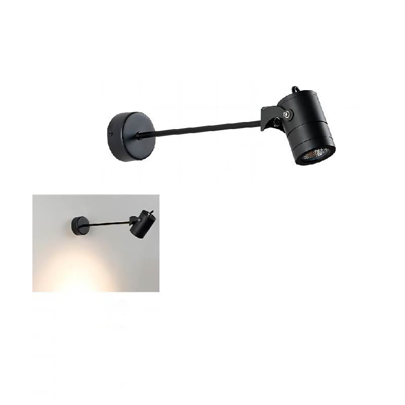 Moderne Einfachheit Wasserdichte Aluminium Eisen Einstellbare Zylinder Lange Pole LED Wand Leuchte Lampe Für Outdoor Terrasse 