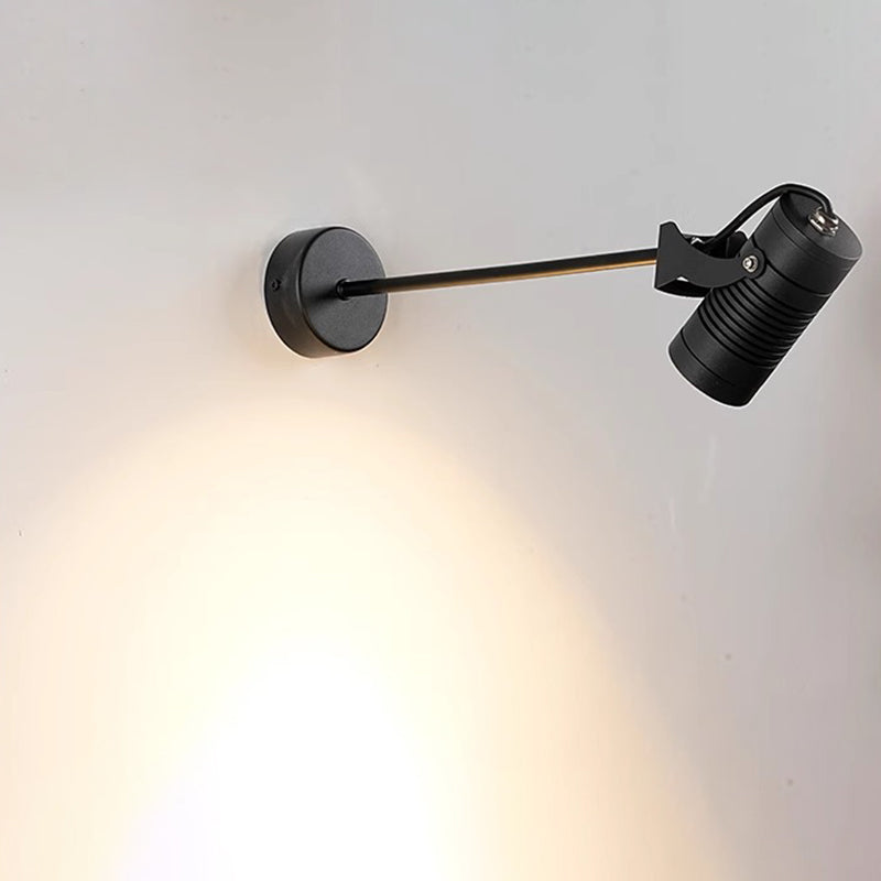 Moderne Einfachheit Wasserdichte Aluminium Eisen Einstellbare Zylinder Lange Pole LED Wand Leuchte Lampe Für Outdoor Terrasse 