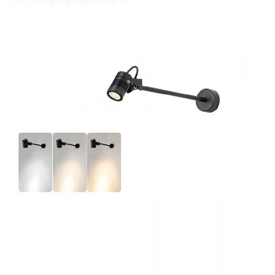 Moderne Einfachheit Wasserdichte Aluminium Eisen Einstellbare Zylinder Lange Pole LED Wand Leuchte Lampe Für Outdoor Terrasse 