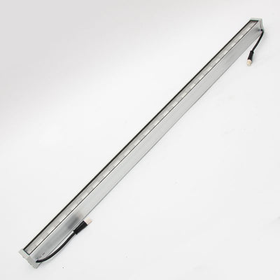 Moderne Einfachheit Wasserdichte Aluminium Verstärkt Glas Streifen Rechteckige LED Wand Leuchte Lampe Für Outdoor Terrasse 