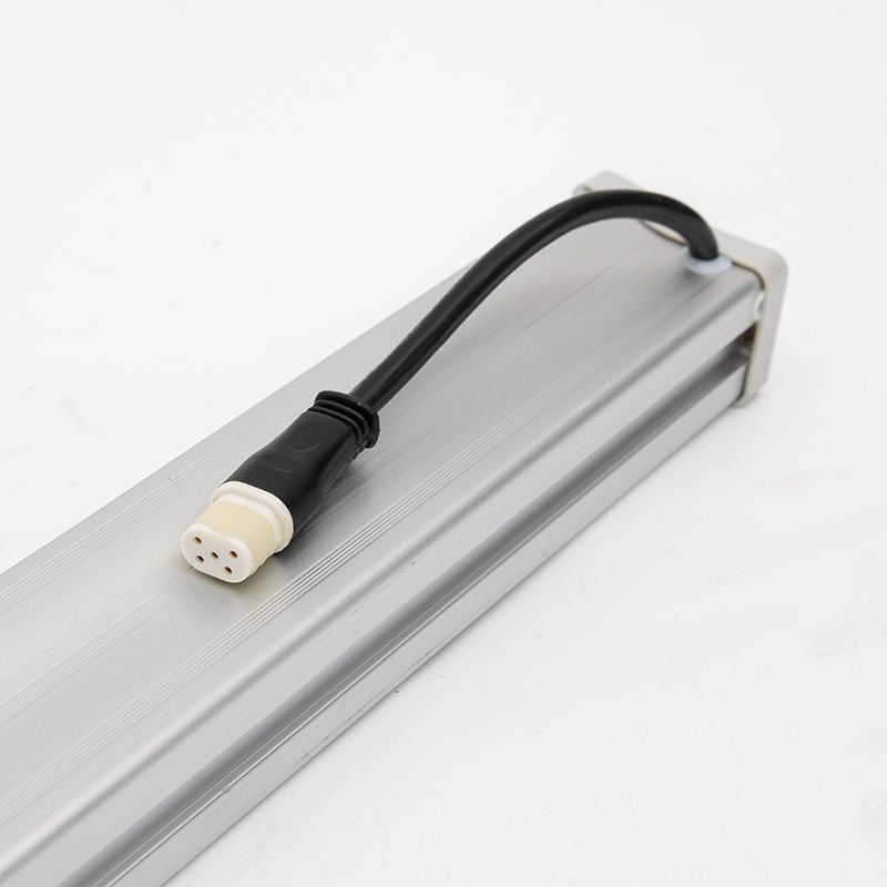 Moderne Einfachheit Wasserdichte Aluminium Verstärkt Glas Streifen Rechteckige LED Wand Leuchte Lampe Für Outdoor Terrasse 