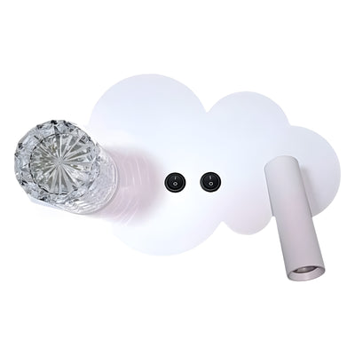 Contemporary Creative Aluminum Cloud Spotlight LED Wall Sconce Lamp For Bedside