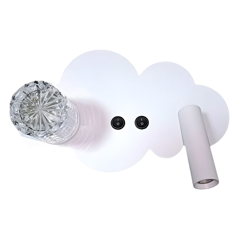 Contemporary Creative Aluminum Cloud Spotlight LED Wall Sconce Lamp For Bedside