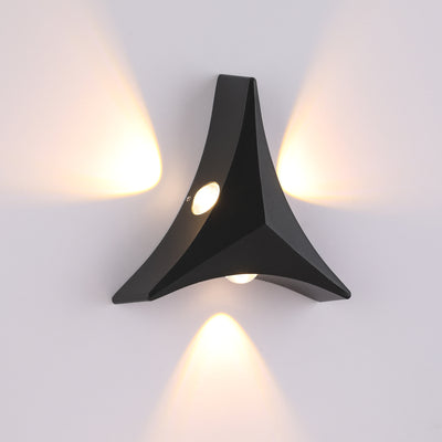 Modern Minimalist Aluminum Triangle LED Wall Sconce Lamp For Hallway