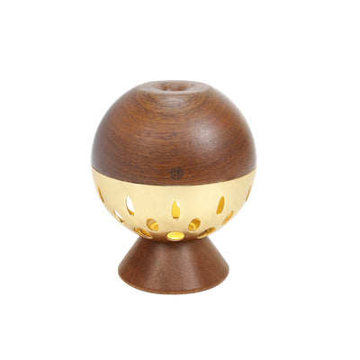 Modern Simplicity Wood Metal Rechargeable Gesture Control Ball Hollowed LED Wall Sconce Lamp Night Light For Bedside