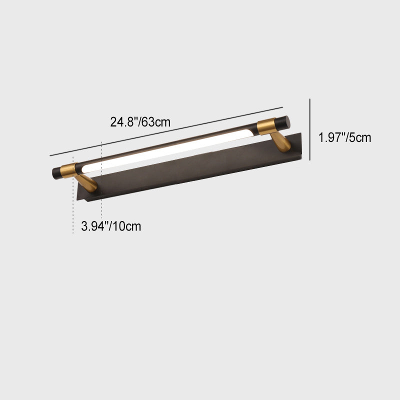 Moderne Einfachheit Eisen Acryl Wasserdicht Drehbare Streifen LED Wand Leuchte Lampe Eitelkeit Licht Für Badezimmer 