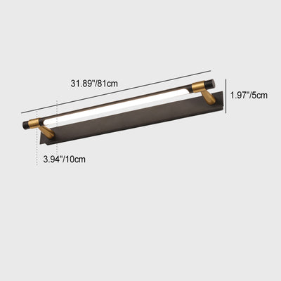 Moderne Einfachheit Eisen Acryl Wasserdicht Drehbare Streifen LED Wand Leuchte Lampe Eitelkeit Licht Für Badezimmer 