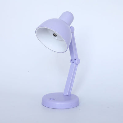 Modern Simplicity ABS Battery Foldable Round LED Desk Lamp For Study