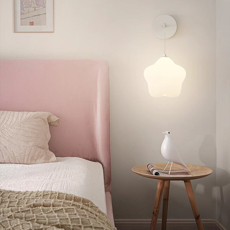 Modern Simplicity Iron PE Star LED Wall Sconce Lamp For Bedside