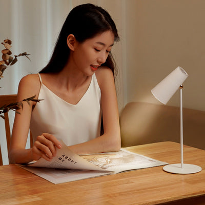 Modern Minimalist ABS PP PC Rechargeable Cylinder Detachable LED Desk Lamp For Study