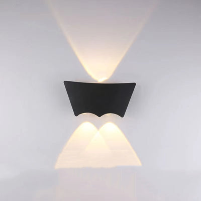 Modern Simplicity Waterproof Aluminum Letter Geometrical LED Wall Sconce Lamp For Outdoor Patio