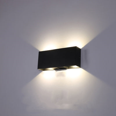 Modern Simplicity Waterproof Aluminum Letter Geometrical LED Wall Sconce Lamp For Outdoor Patio