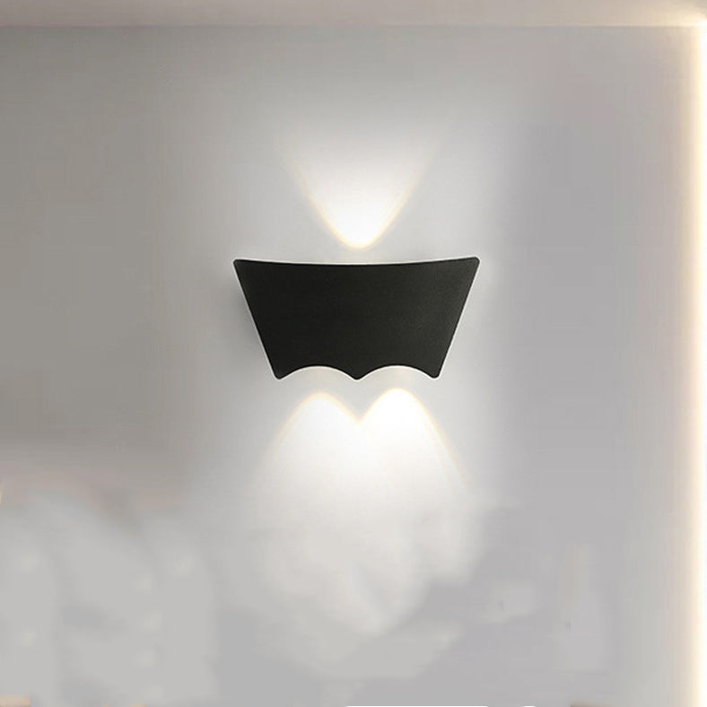 Modern Simplicity Waterproof Aluminum Letter Geometrical LED Wall Sconce Lamp For Outdoor Patio