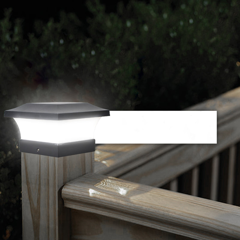 Modern Minimalist Solar Waterproof ABS PC Square LED Landscape Lighting Outdoor Light For Outdoor Patio