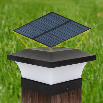 Modern Minimalist Solar Waterproof ABS PC Square LED Landscape Lighting Outdoor Light For Outdoor Patio